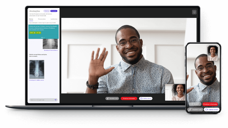 Conecte-se com seus pacientes